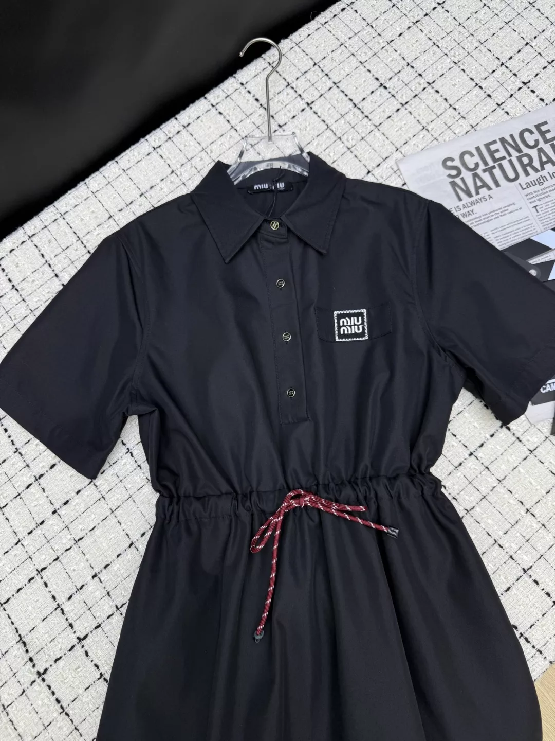 Trendsetting 3132 MIU MIU Dresses Short Sleeved For Women