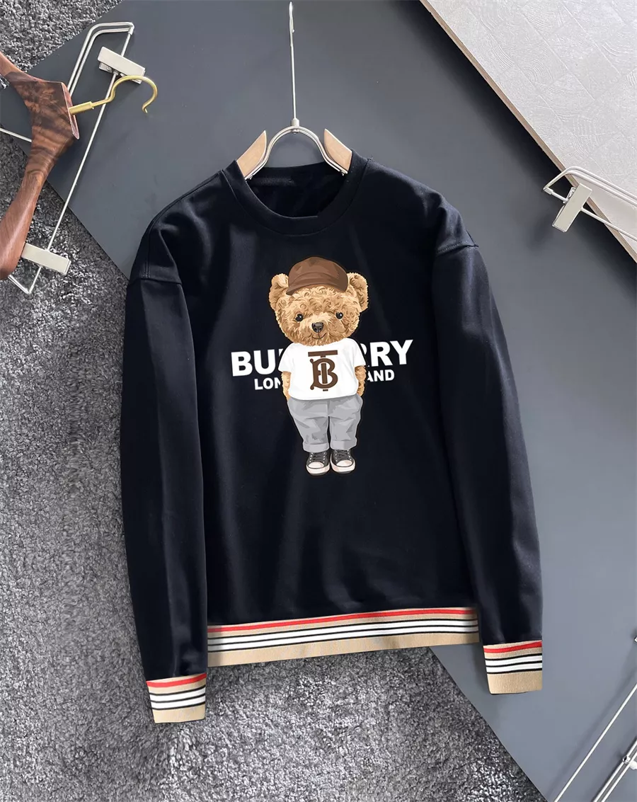 Trendsetting 3220 Burberry Hoodies Long Sleeved For Men