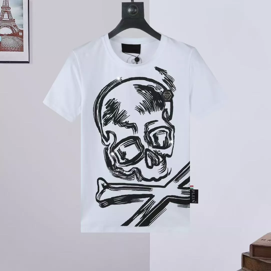 Trendsetting 3452 Philipp Plein PP T-Shirts Short Sleeved For Men