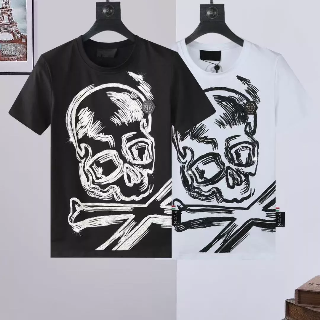 Trendsetting 3452 Philipp Plein PP T-Shirts Short Sleeved For Men