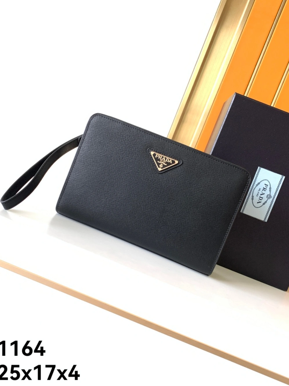 Trendsetting 4175 Prada AAA Man Wallets
