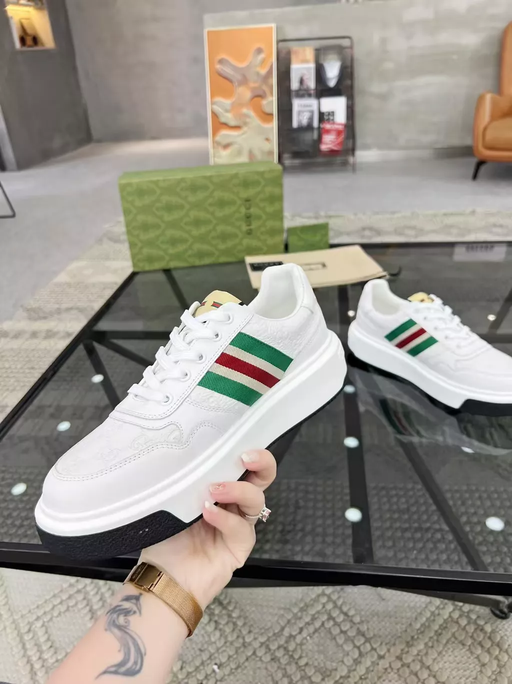 Trendsetting 4747 Gucci Casual Shoes For Men