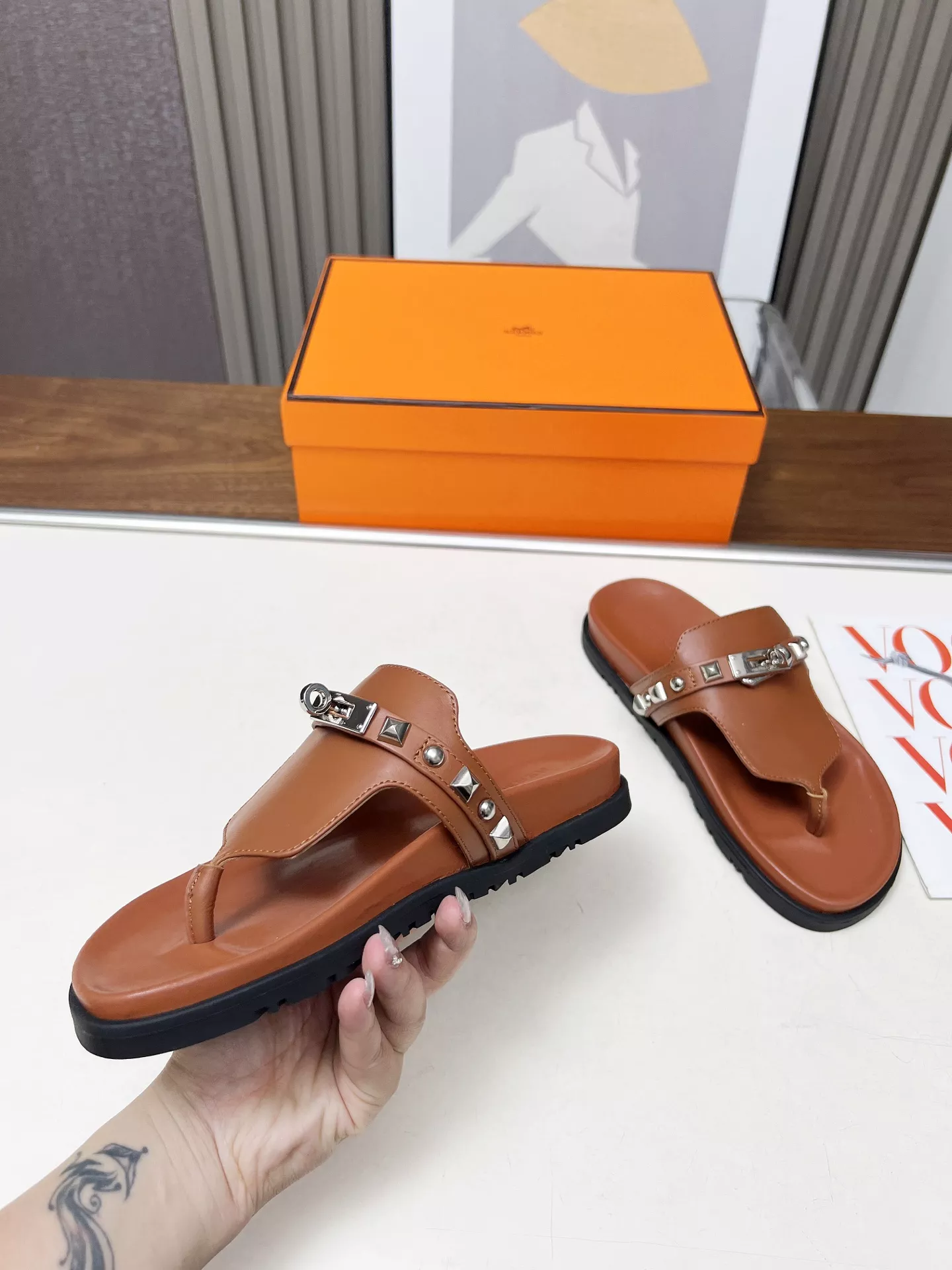 Trendsetting 4933 Hermes Slippers For Women