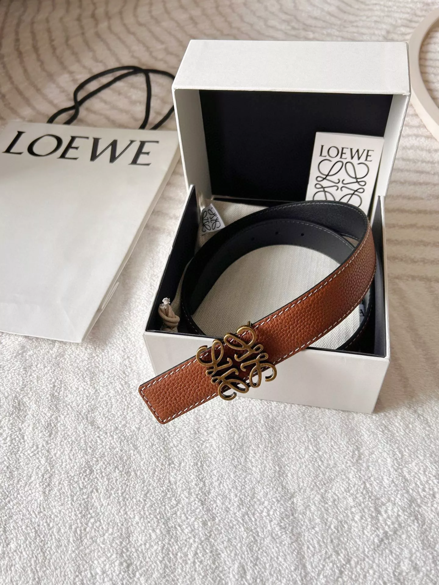 Trendsetting 5941 LOEWE AAA Quality Belts In 3.2cm For Women
