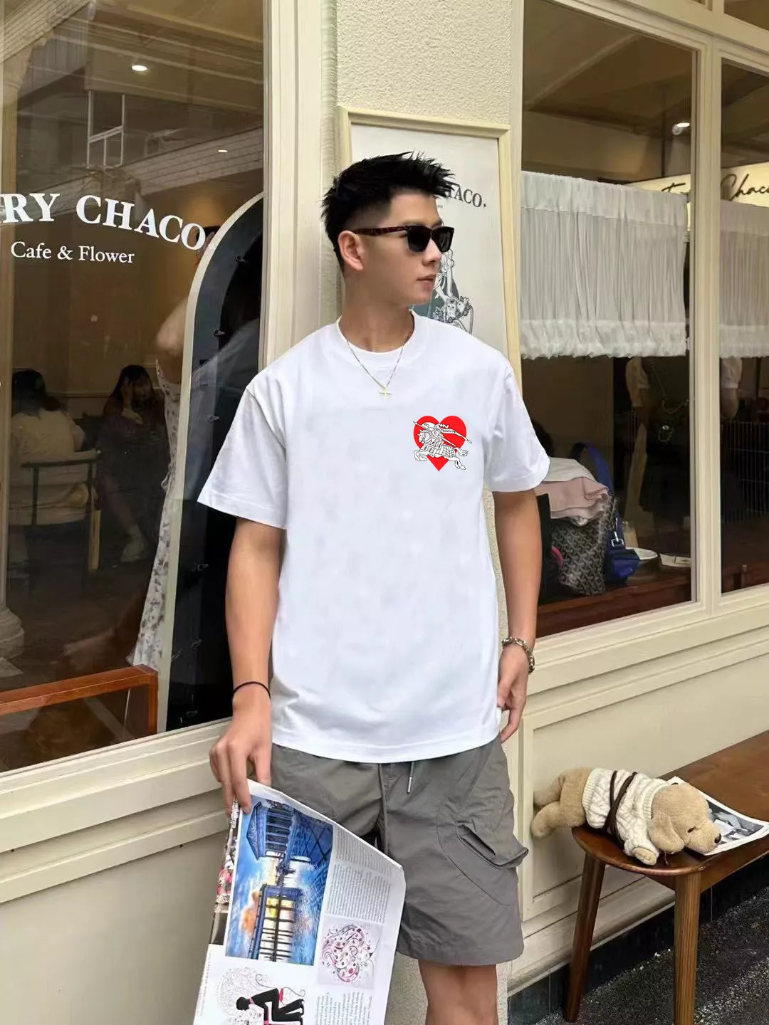 Trendsetting 6439 Burberry T-Shirts Short Sleeved For Unisex
