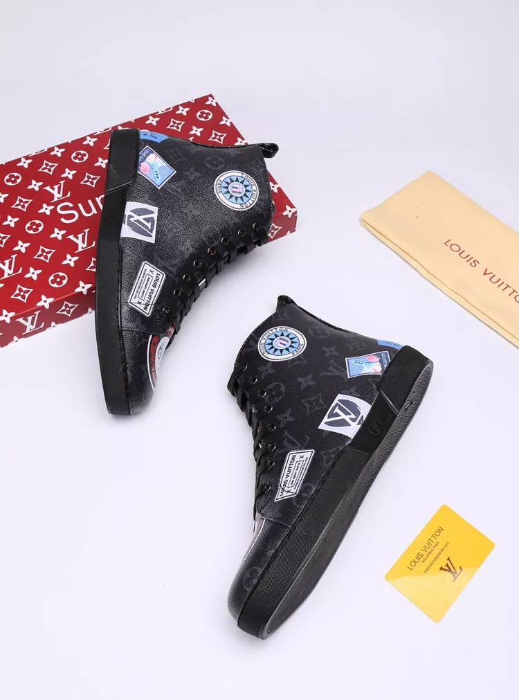 Trendsetting 6486 Louis Vuitton High Tops Shoes For Men