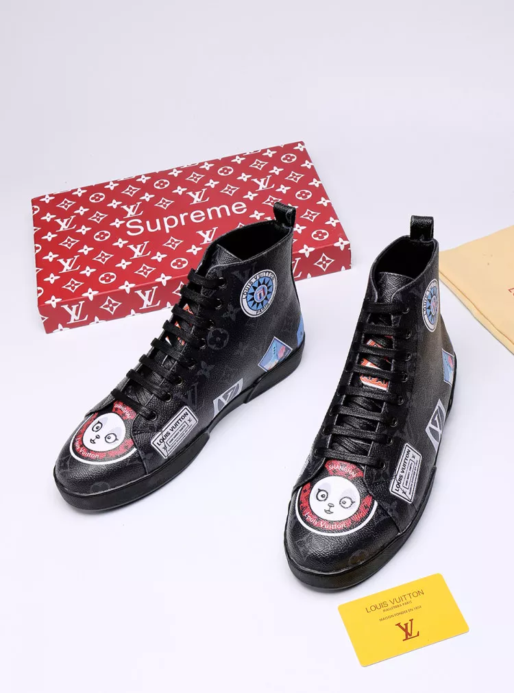 Trendsetting 6486 Louis Vuitton High Tops Shoes For Men