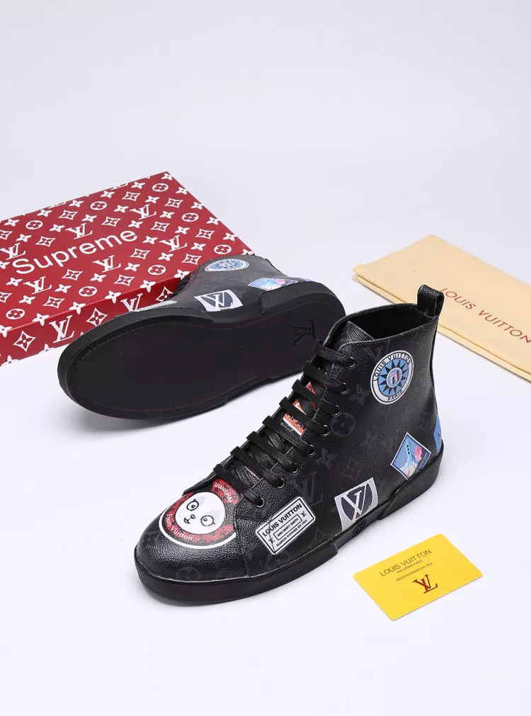 Trendsetting 6486 Louis Vuitton High Tops Shoes For Men