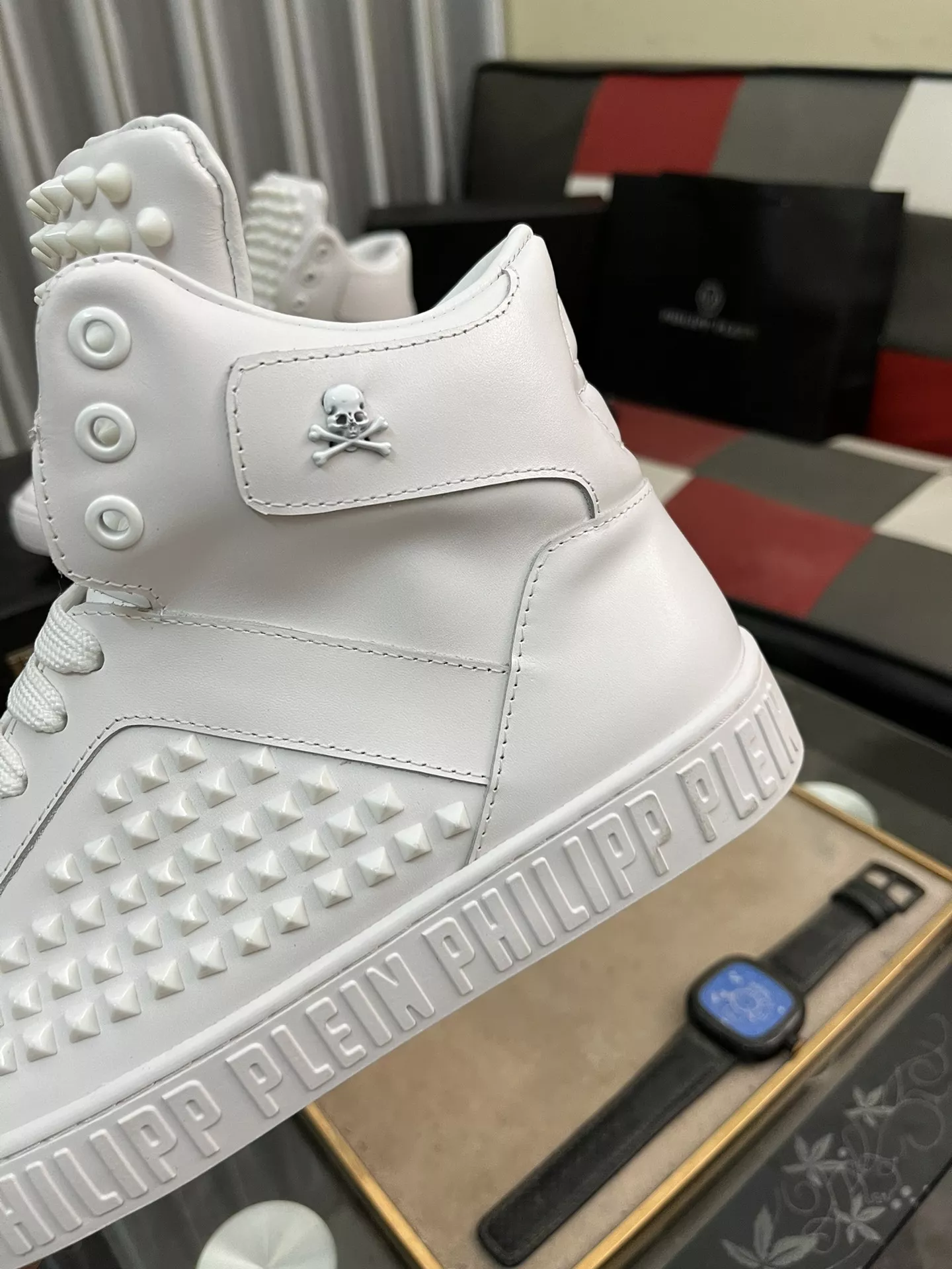 Trendsetting 6687 Philipp Plein PP High Tops Shoes For Men