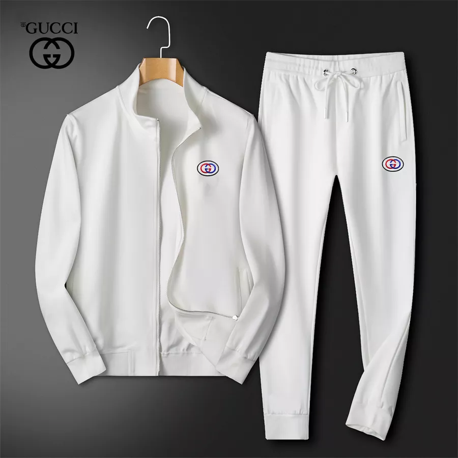 Trendsetting 7166 Gucci Tracksuits Long Sleeved For Men