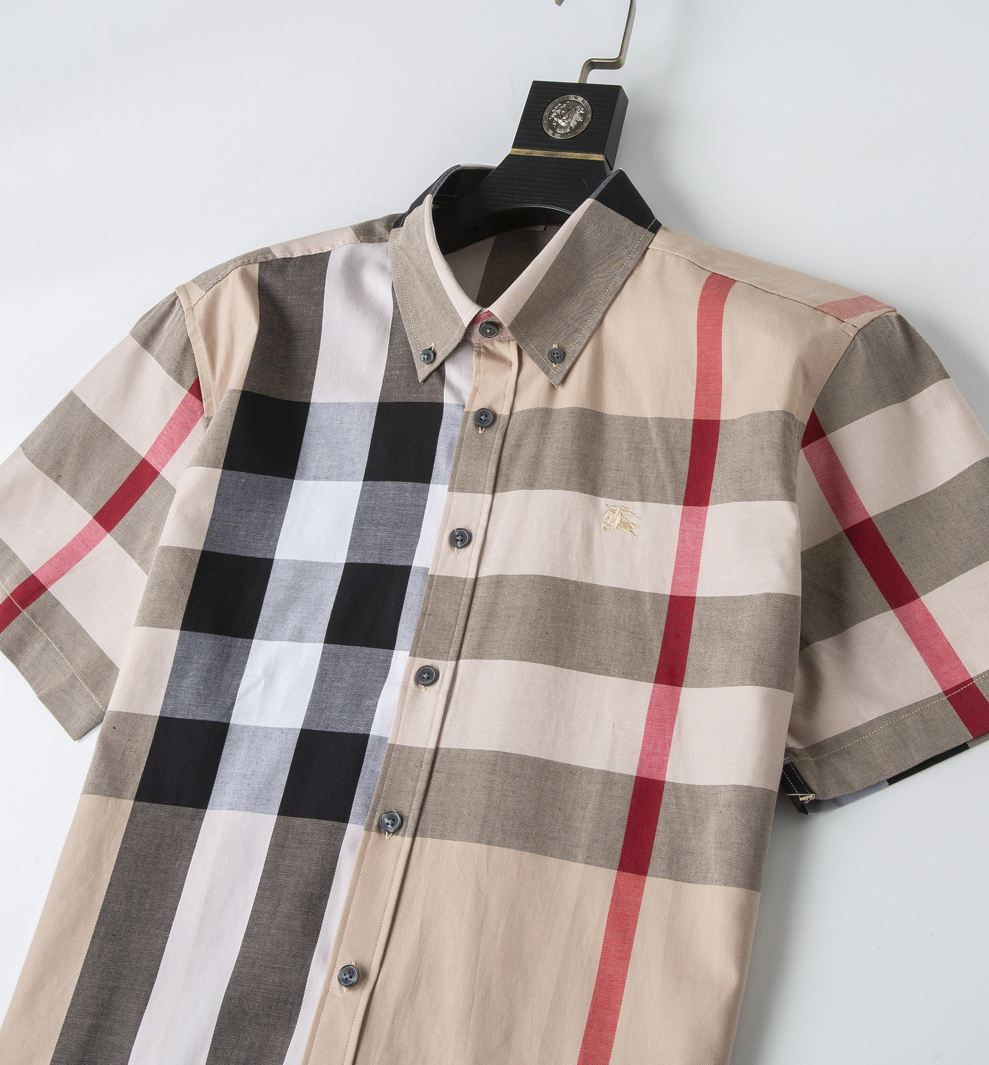 Trendsetting 7549 Burberry Shirts Short Sleeved For Men