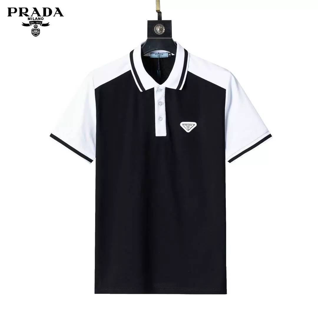 Trendsetting 7805 Prada T-Shirts Short Sleeved For Men