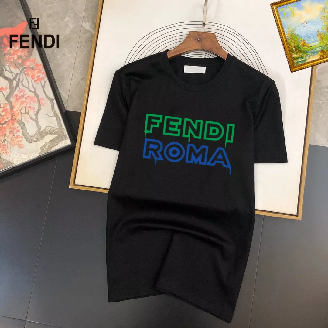 Trendsetting 7973 Fendi T-Shirts Short Sleeved For Unisex