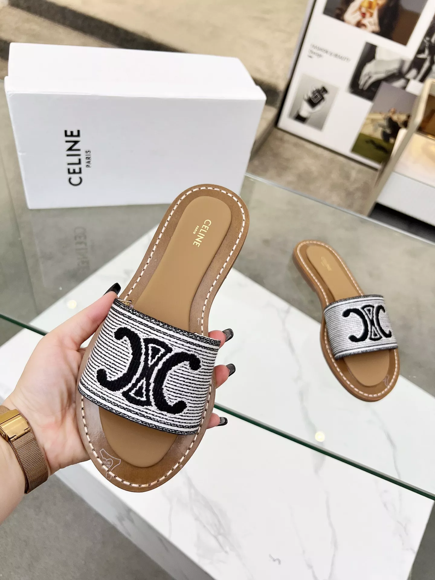 Trendsetting 8435 Celine Slippers For Women