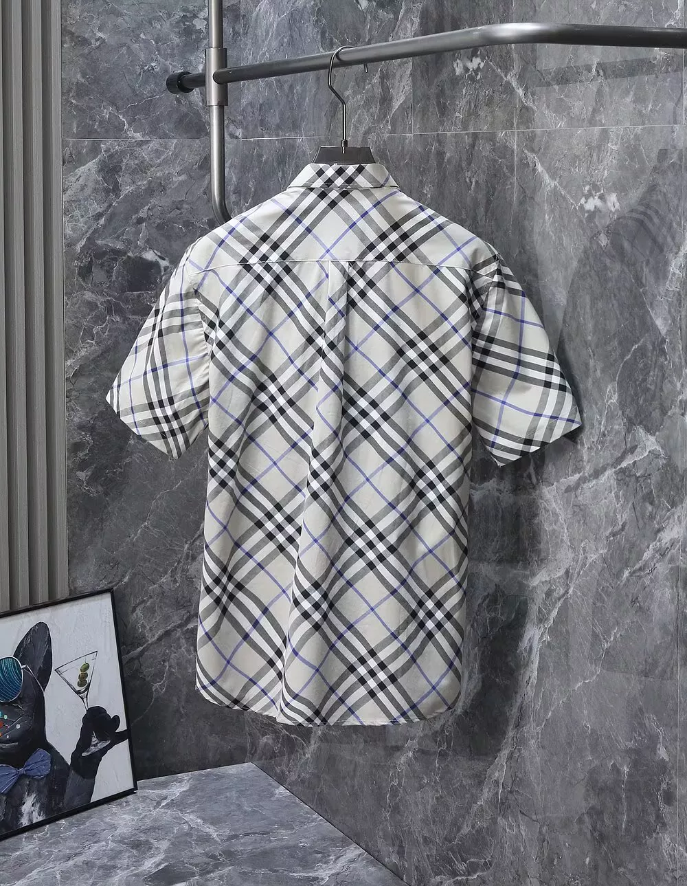 Trendsetting 8518 Burberry Shirts Short Sleeved For Men