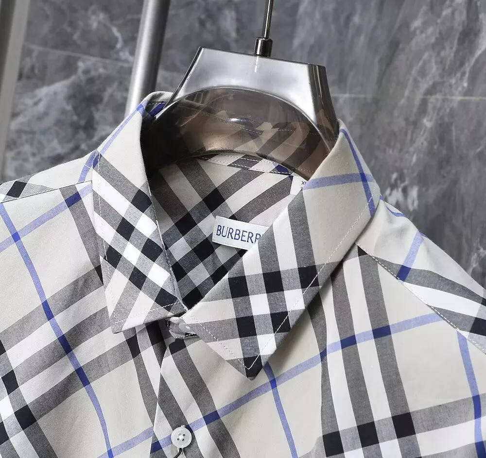 Trendsetting 8518 Burberry Shirts Short Sleeved For Men