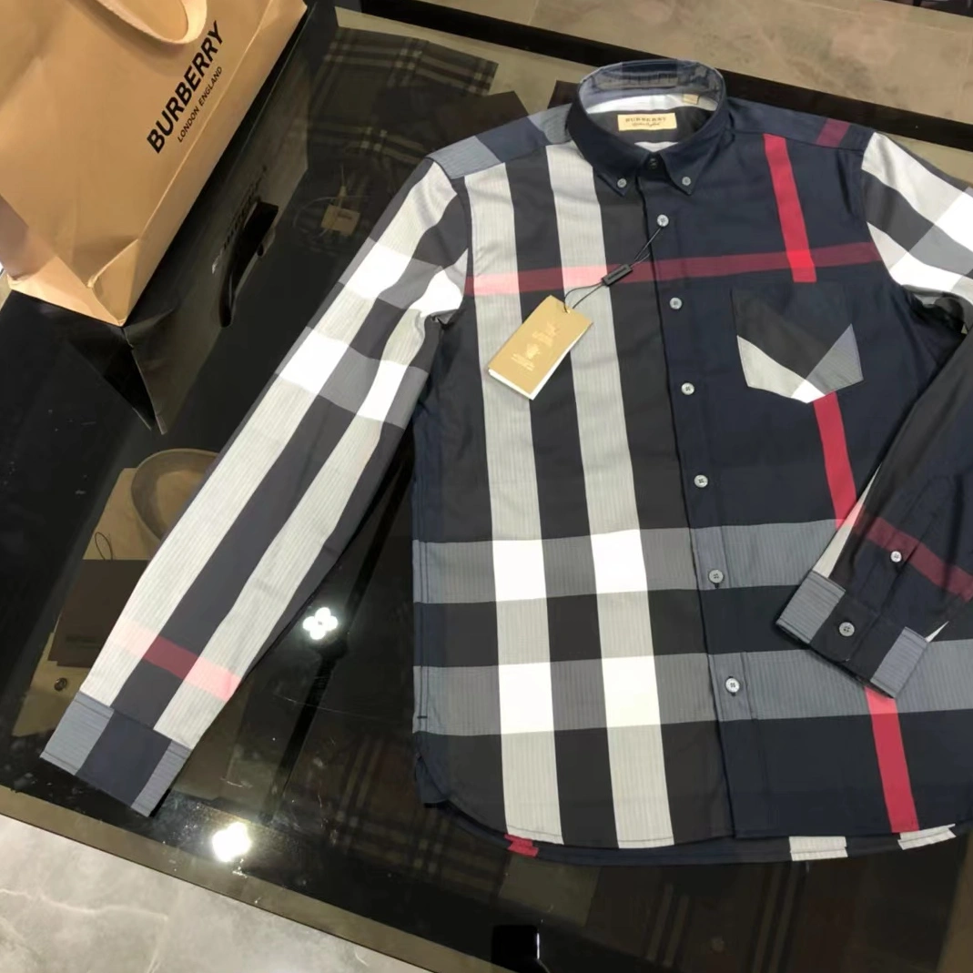 Trendsetting 8523 Burberry Shirts Long Sleeved For Men