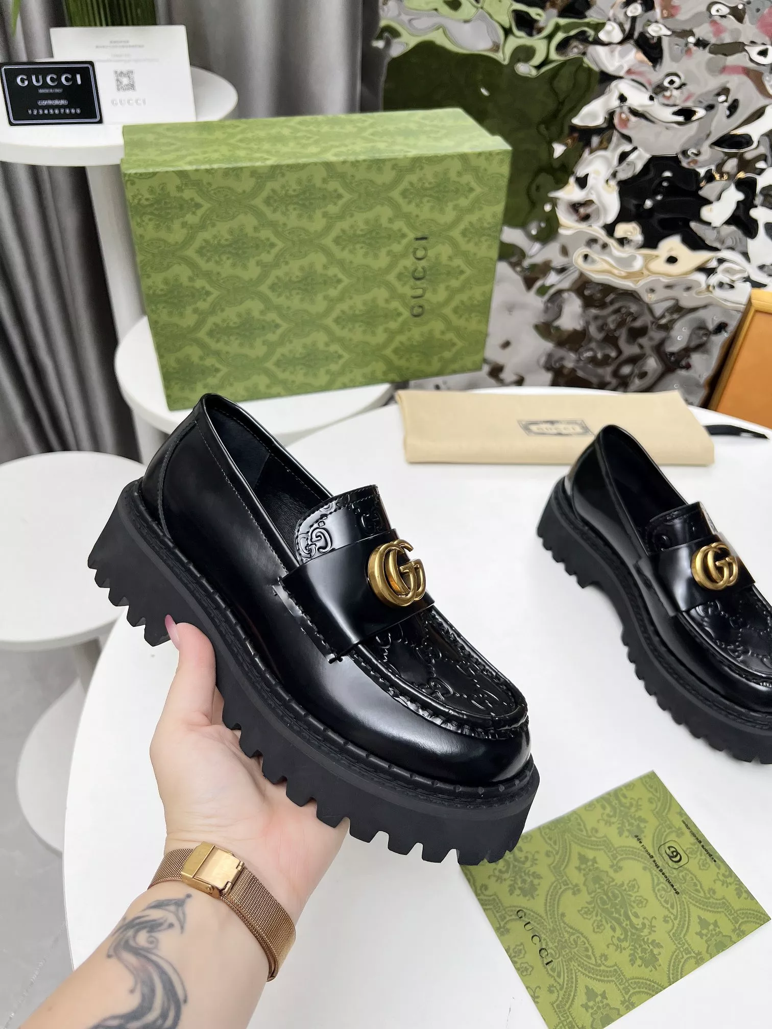 Trendsetting 9323 Gucci Oxfords Shoes For Women