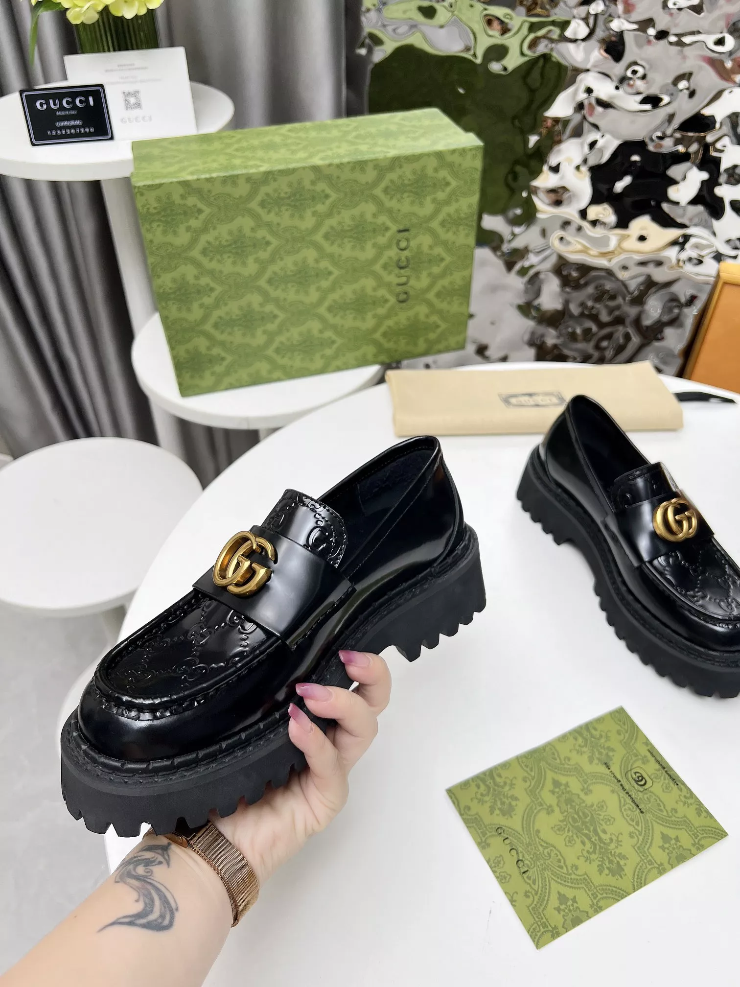 Trendsetting 9323 Gucci Oxfords Shoes For Women