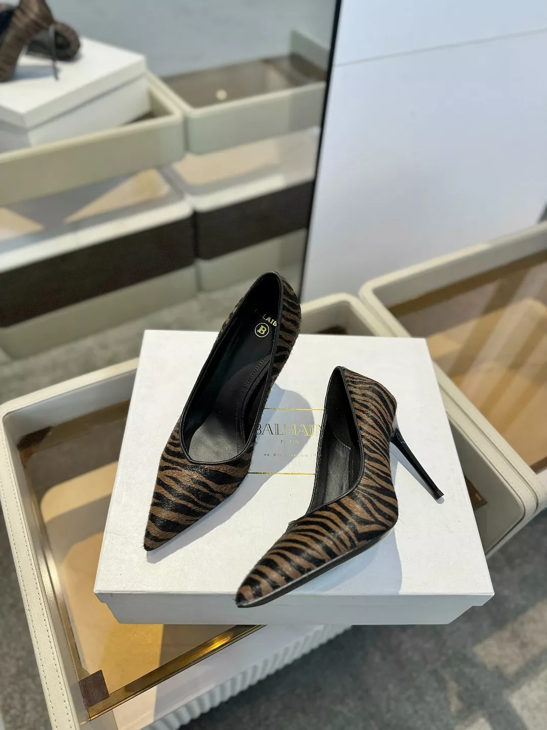 Trendsetting 9929 Balmain High-Heeled Shoes For Women