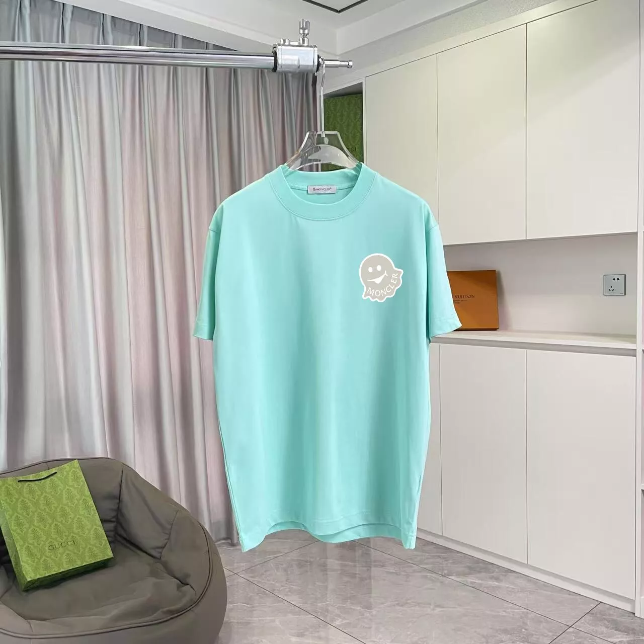Trendy 1493 Moncler T-Shirts Short Sleeved For Unisex