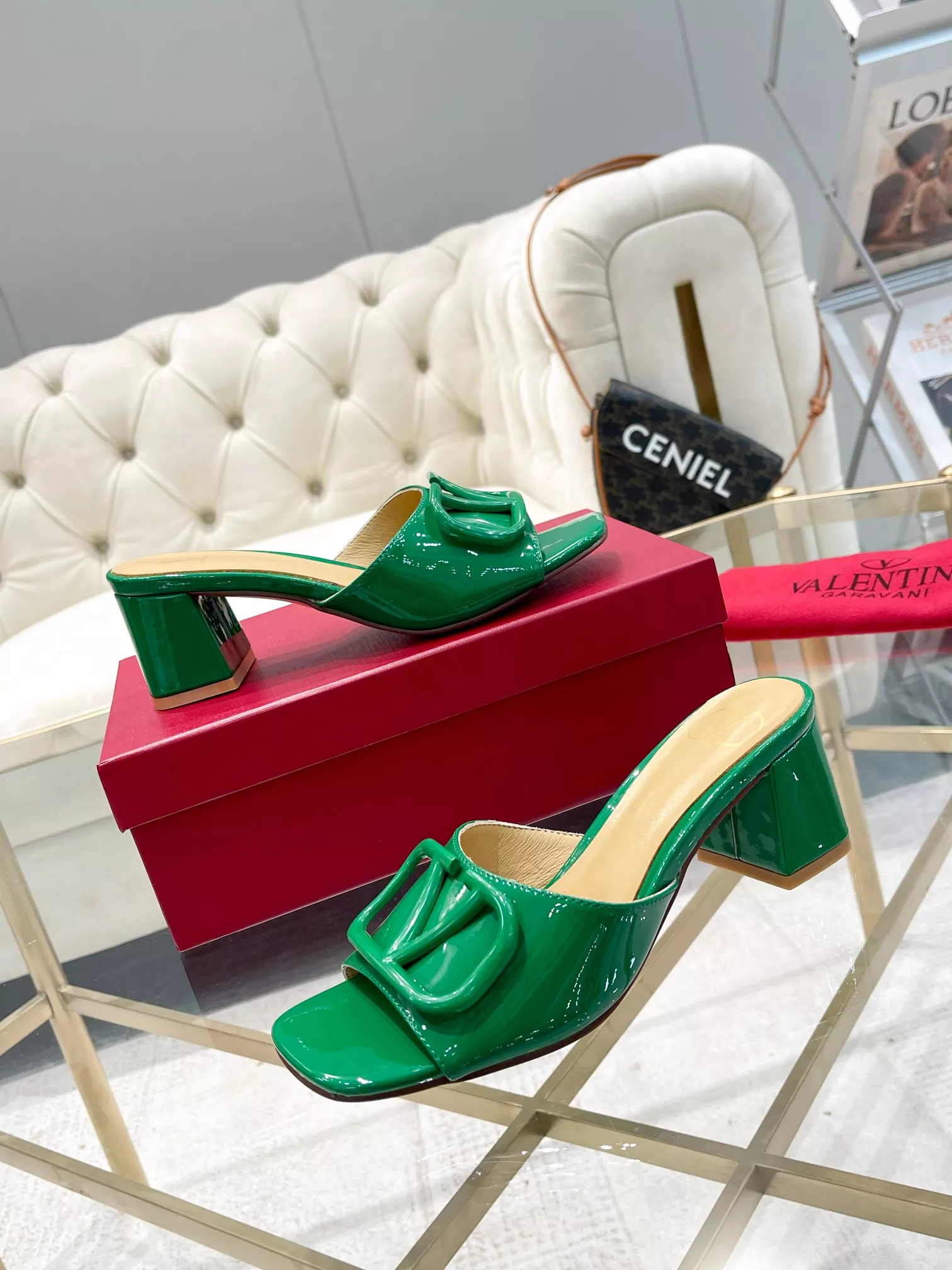 Trendy 1504 Valentino Slippers For Women