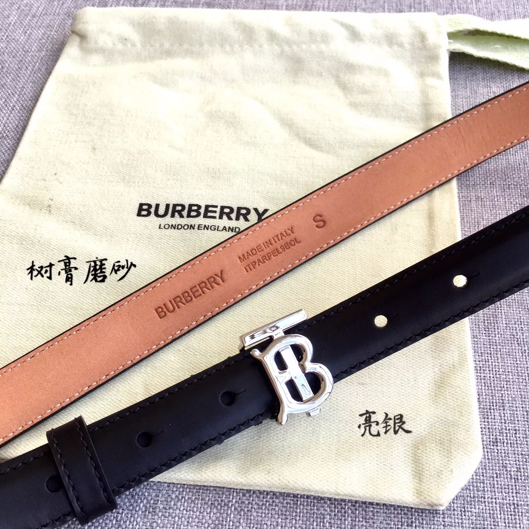 Trendy 158 Burberry AAA Quality Belts In 2.0cm For Women
