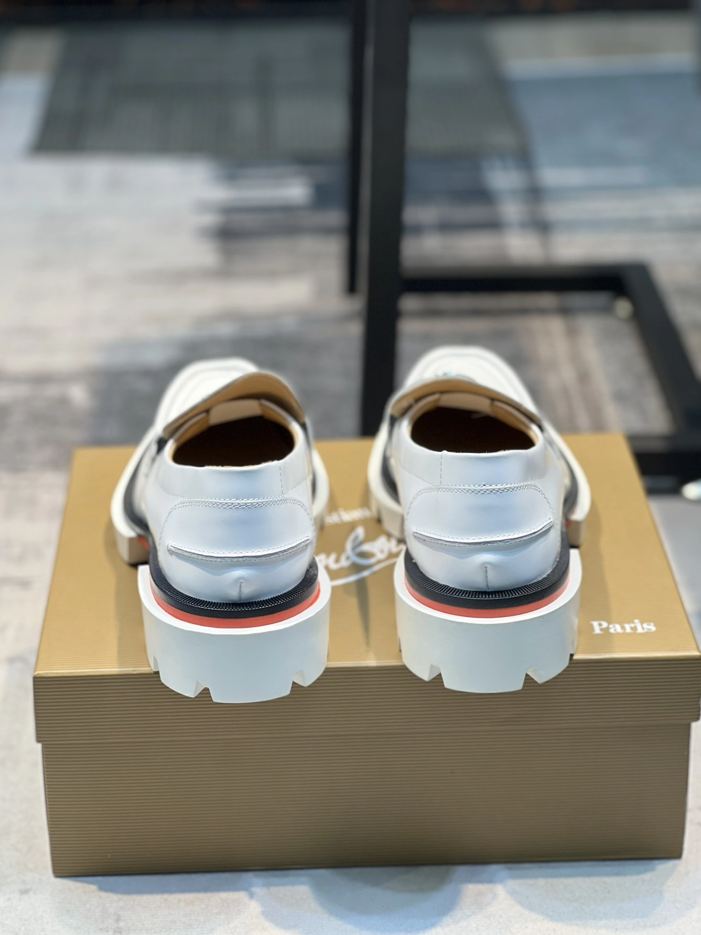 Trendy 1597 Christian Louboutin Leather Shoes For Men