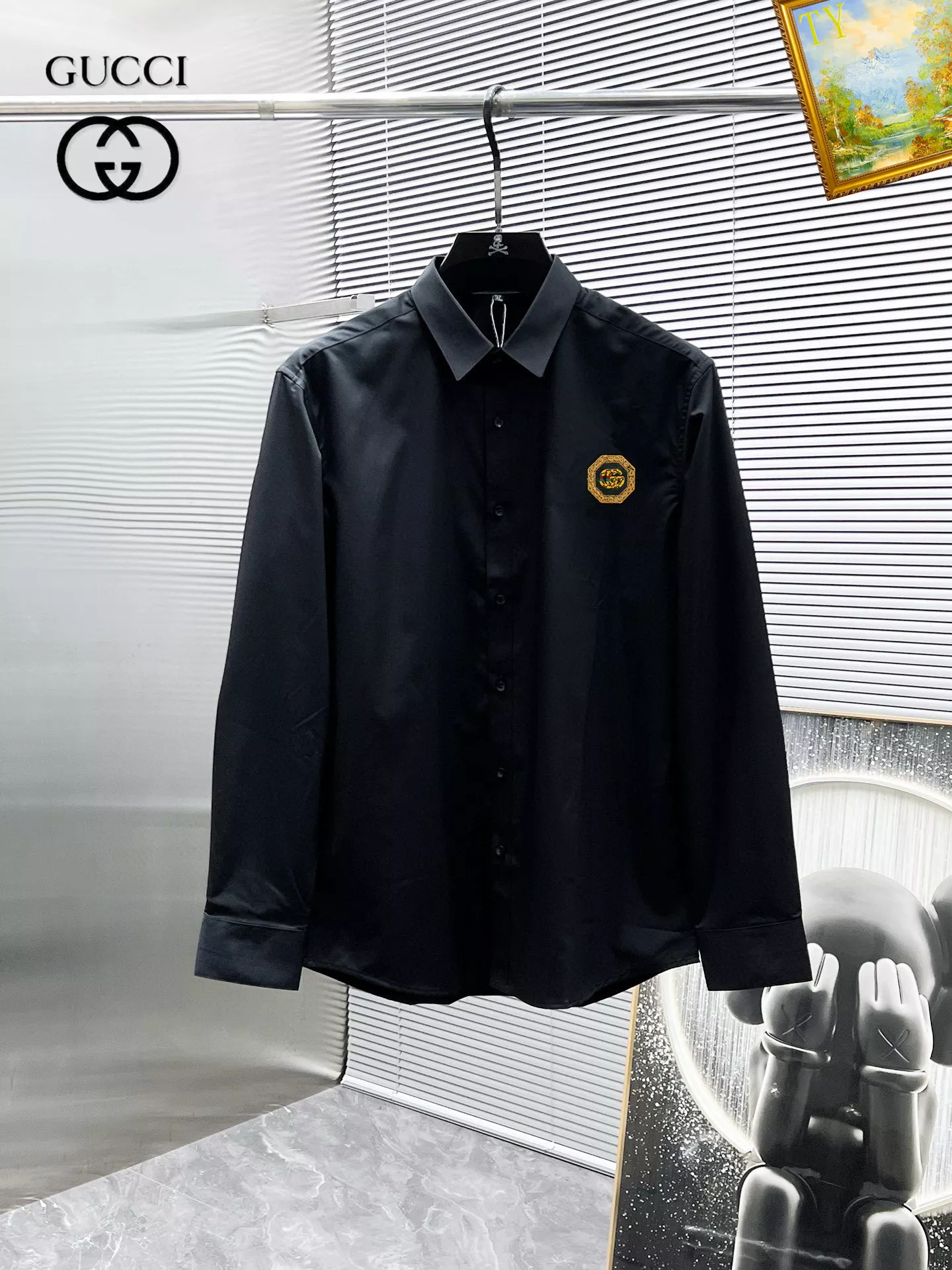 Trendy 1738 Gucci Shirts Long Sleeved For Men