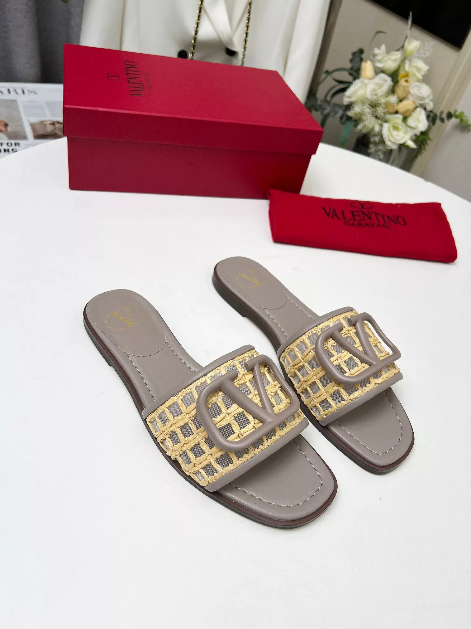 Trendy 1833 Valentino Slippers For Women