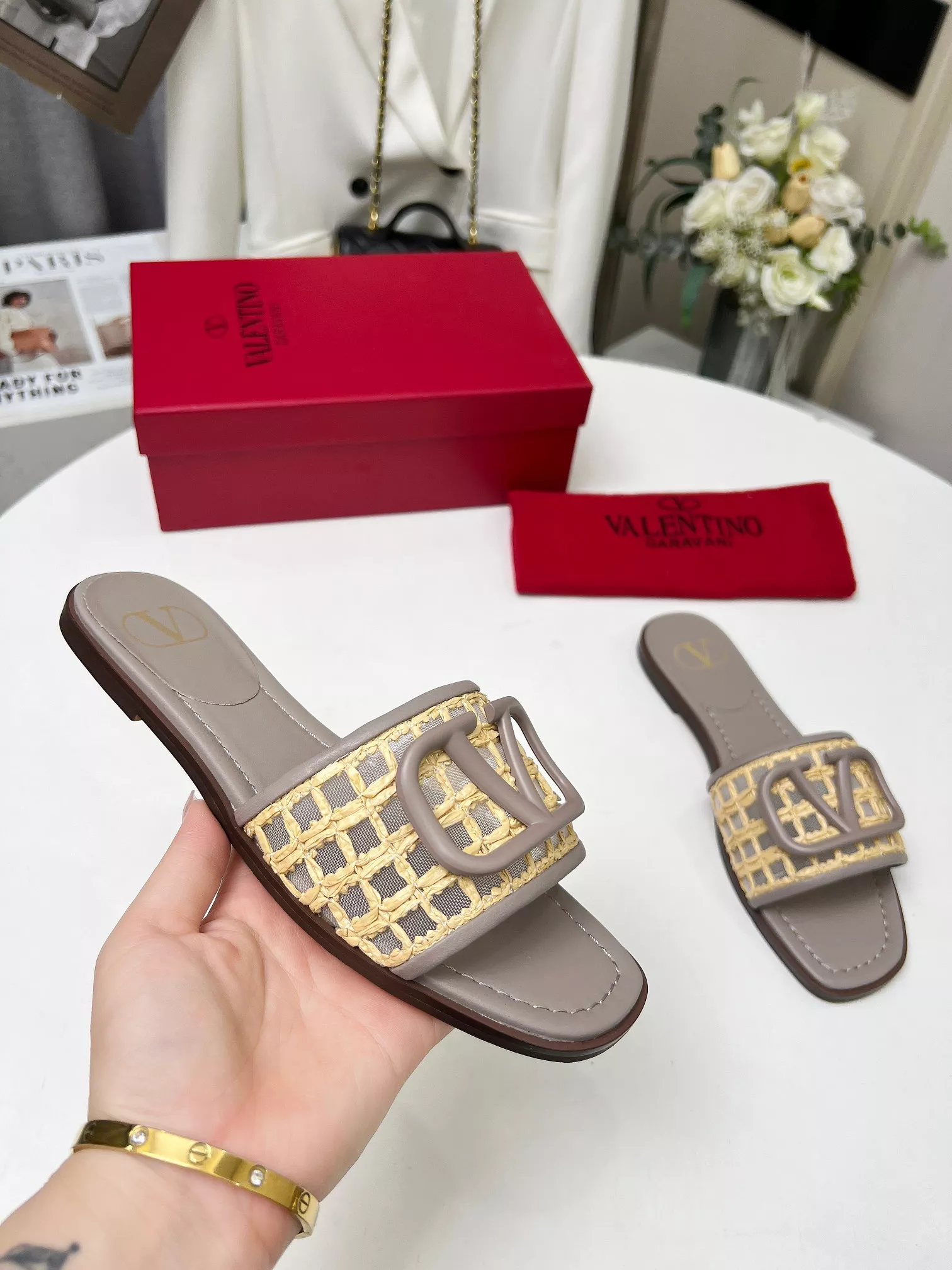 Trendy 1833 Valentino Slippers For Women