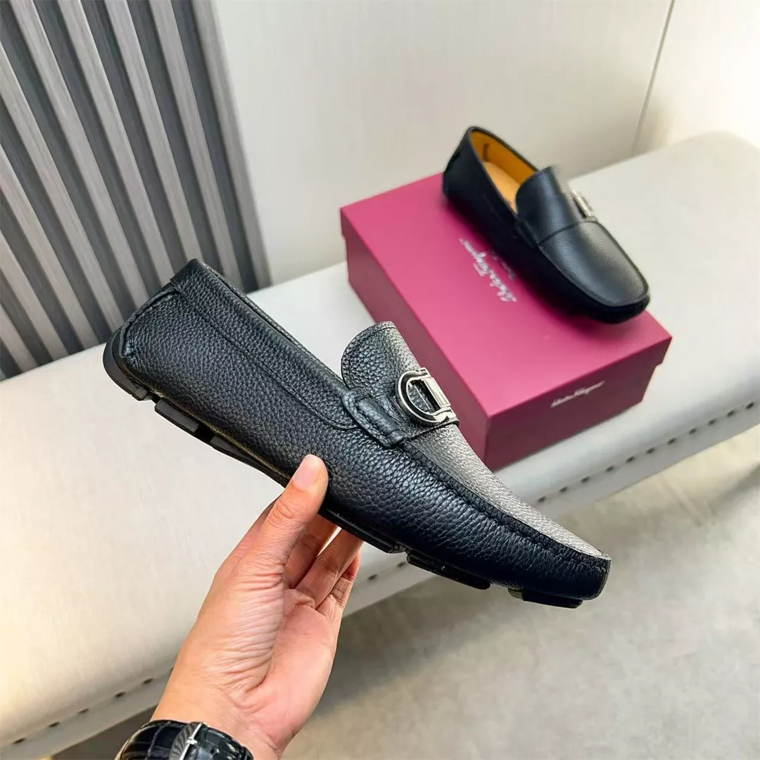 Trendy 2120 Salvatore Ferragamo Leather Shoes For Men
