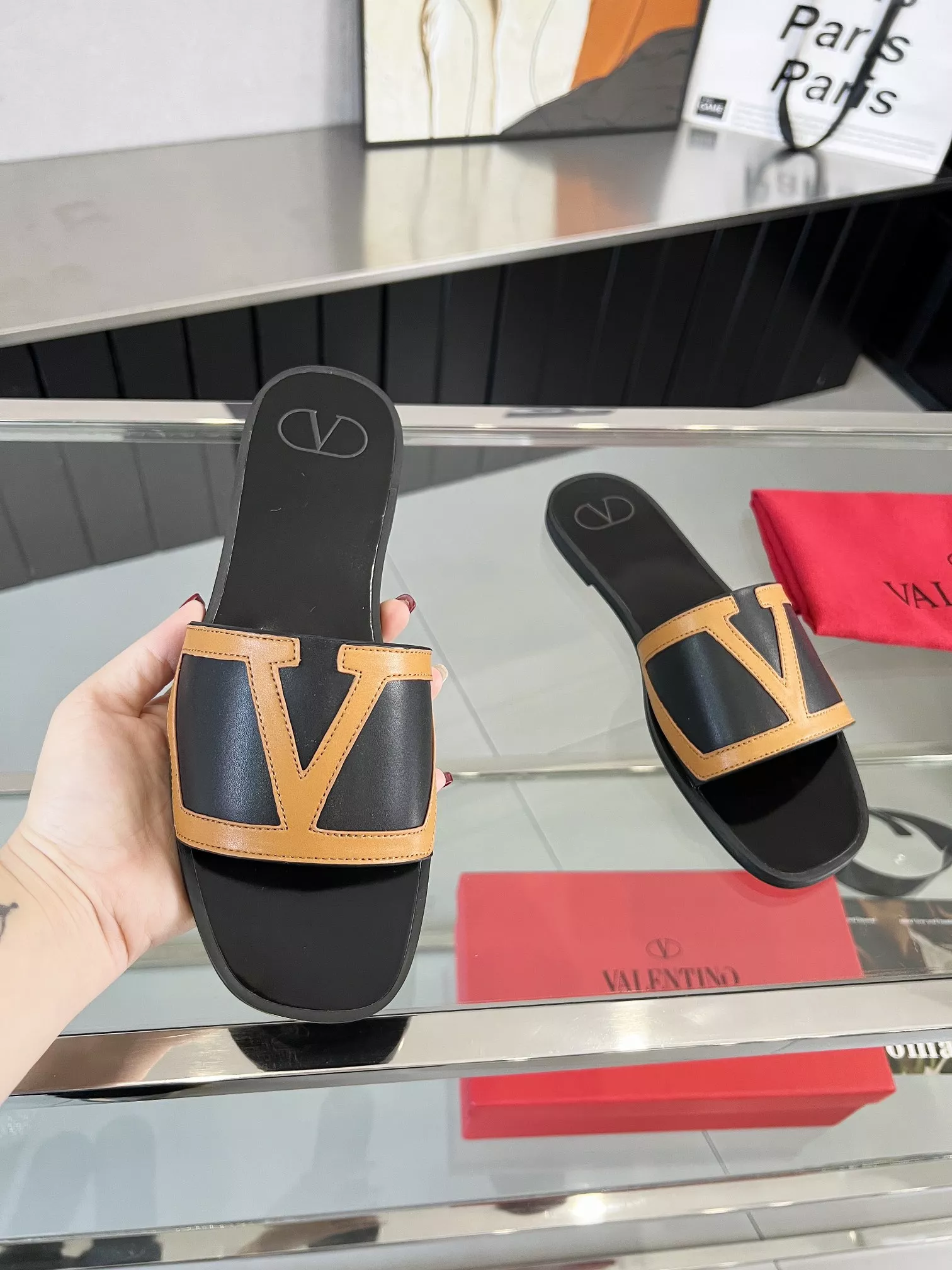 Trendy 2186 Valentino Slippers For Women