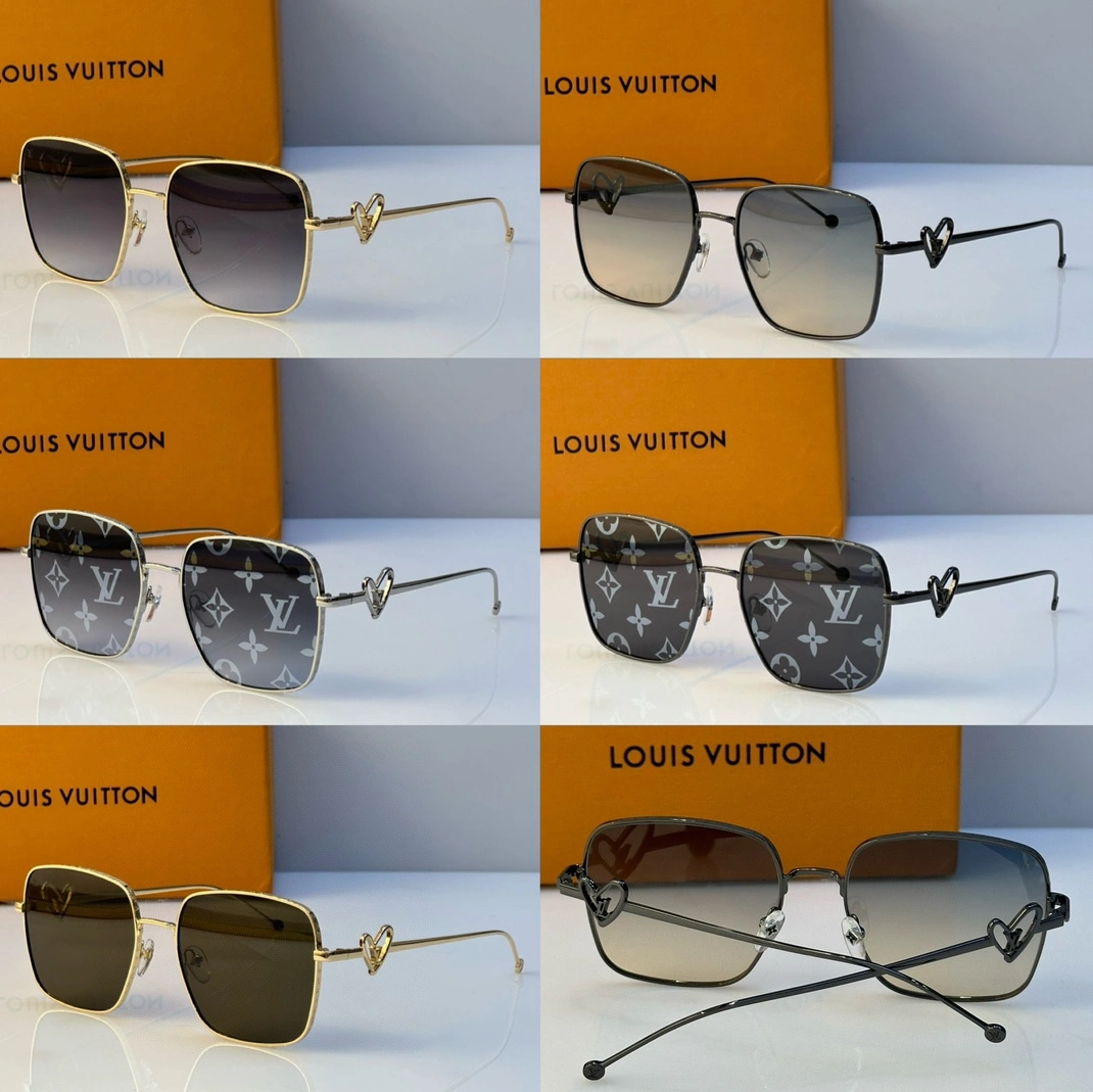Trendy 2437 Louis Vuitton AAA Quality Sunglasses