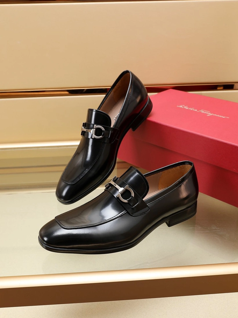 Trendy 269 Salvatore Ferragamo Leather Shoes For Men
