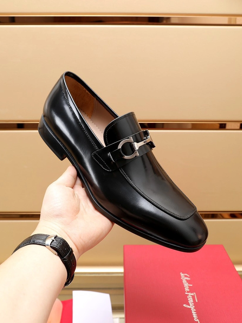 Trendy 269 Salvatore Ferragamo Leather Shoes For Men