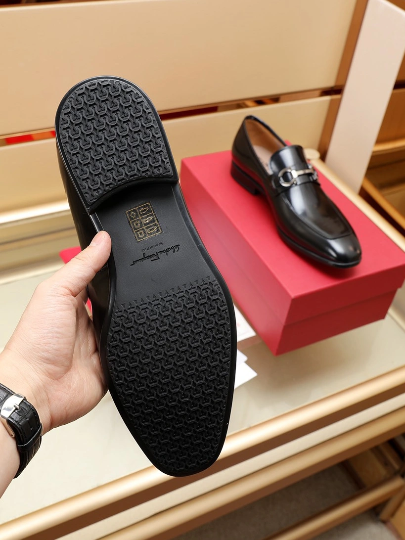Trendy 269 Salvatore Ferragamo Leather Shoes For Men