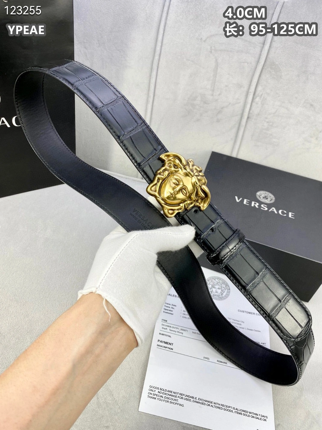 Trendy 2990 Versace AAA Quality Belts For Men