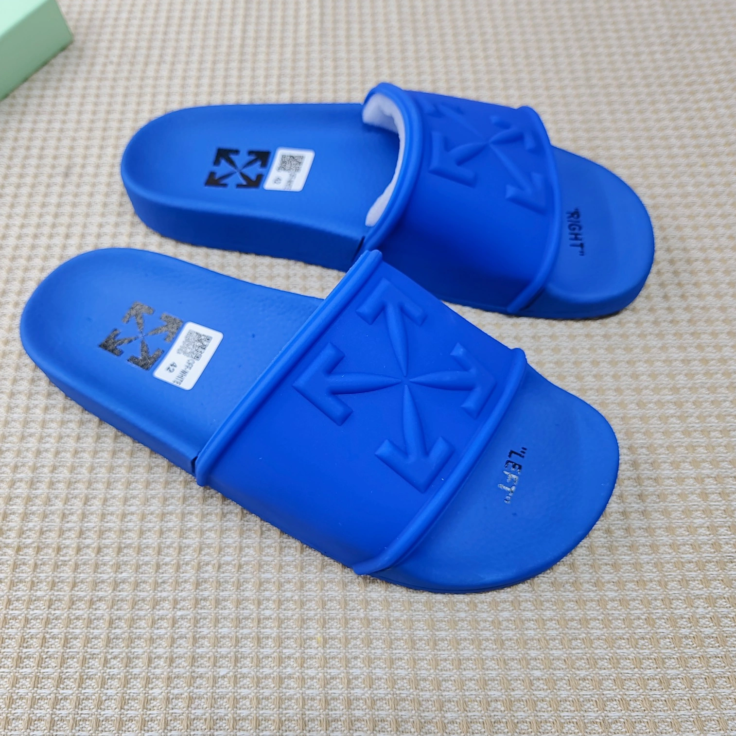 Trendy 3066 Off-White Slippers For Women