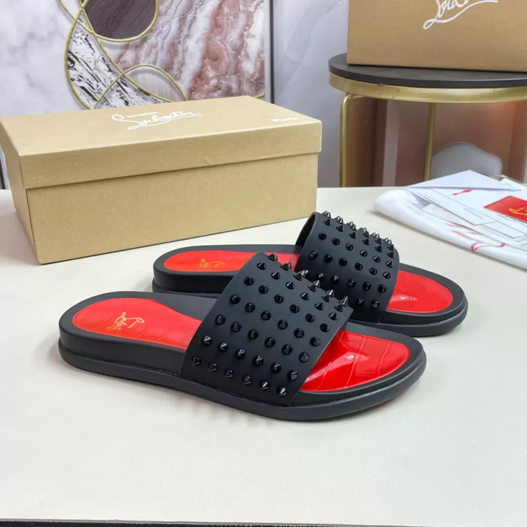 Trendy 3693 Christian Louboutin CL Slippers For Men