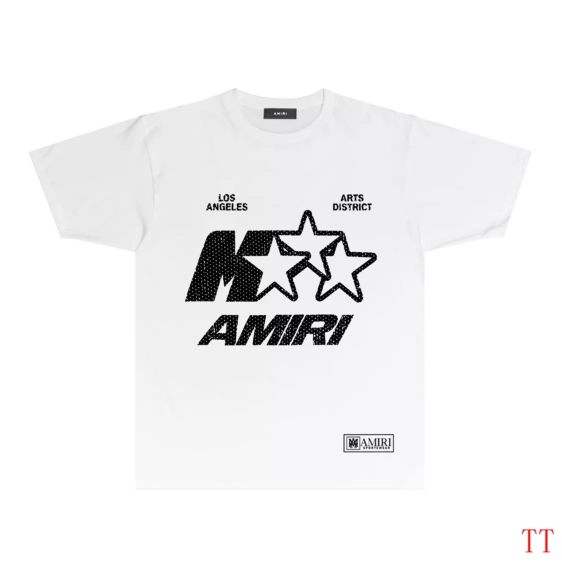 Trendy 4278 Amiri T-Shirts Short Sleeved For Unisex
