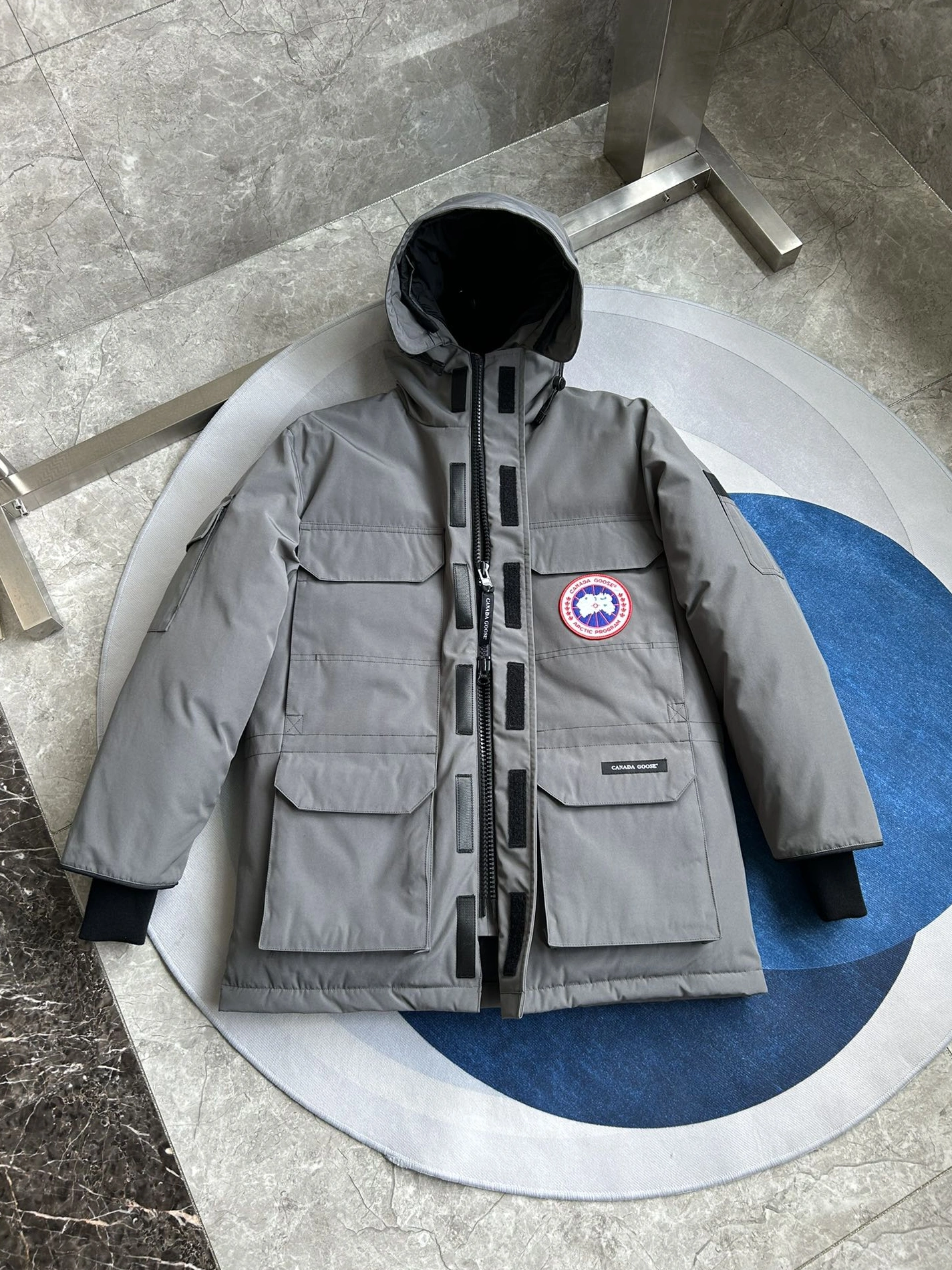 Trendy 4721 Canada Goose Down Feather Coat Long Sleeved For Men