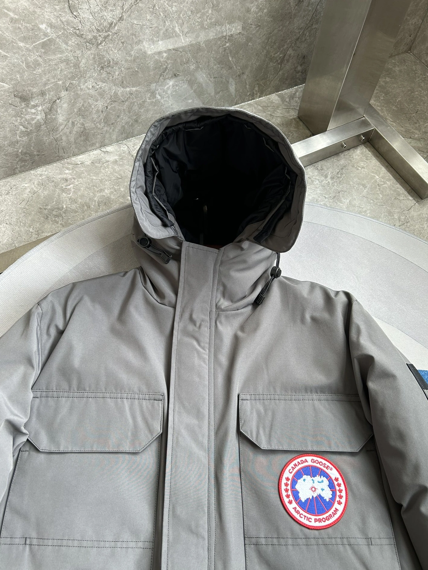 Trendy 4721 Canada Goose Down Feather Coat Long Sleeved For Men