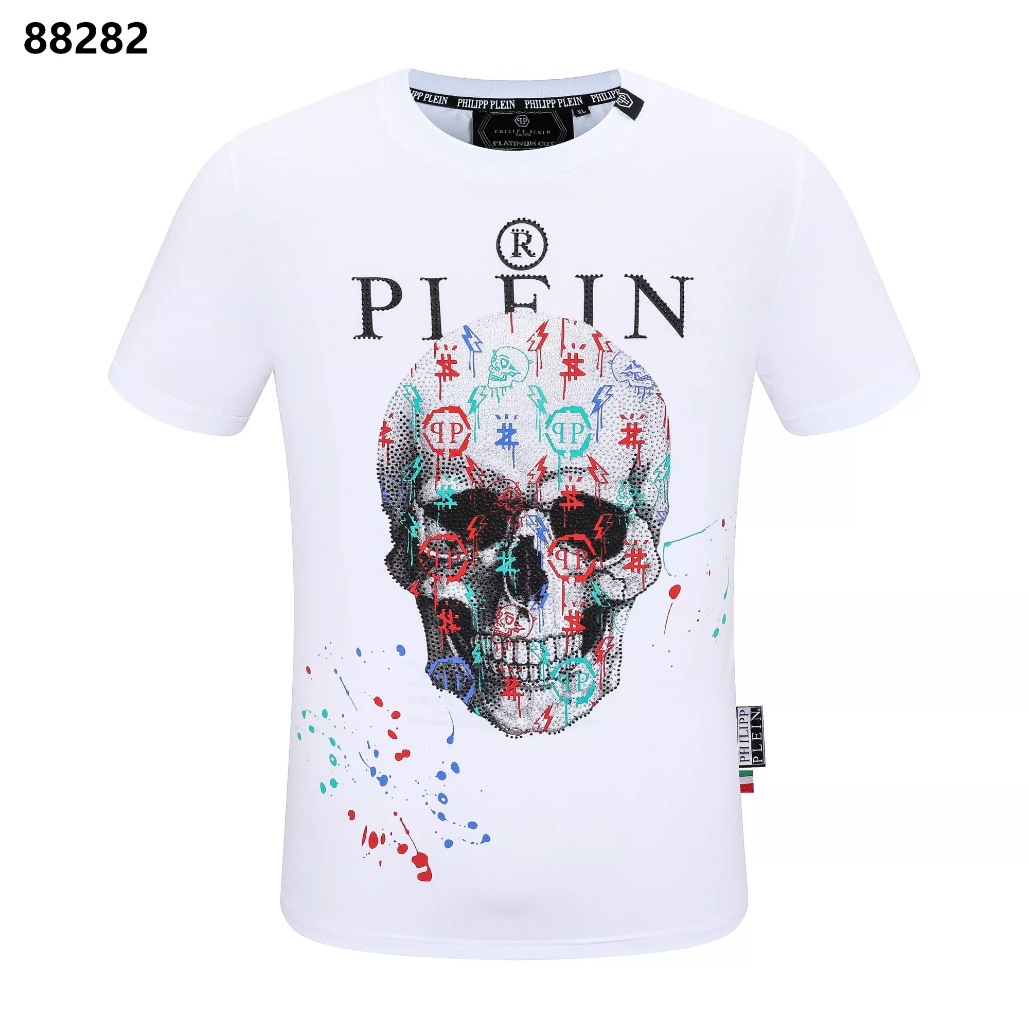 Trendy 4805 Philipp Plein PP T-Shirts Short Sleeved For Men