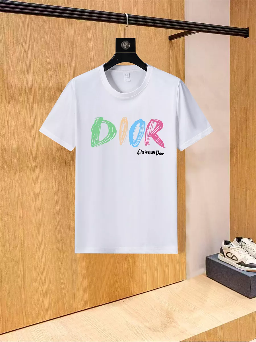 Trendy 5095 Christian Dior T-Shirts Short Sleeved For Unisex
