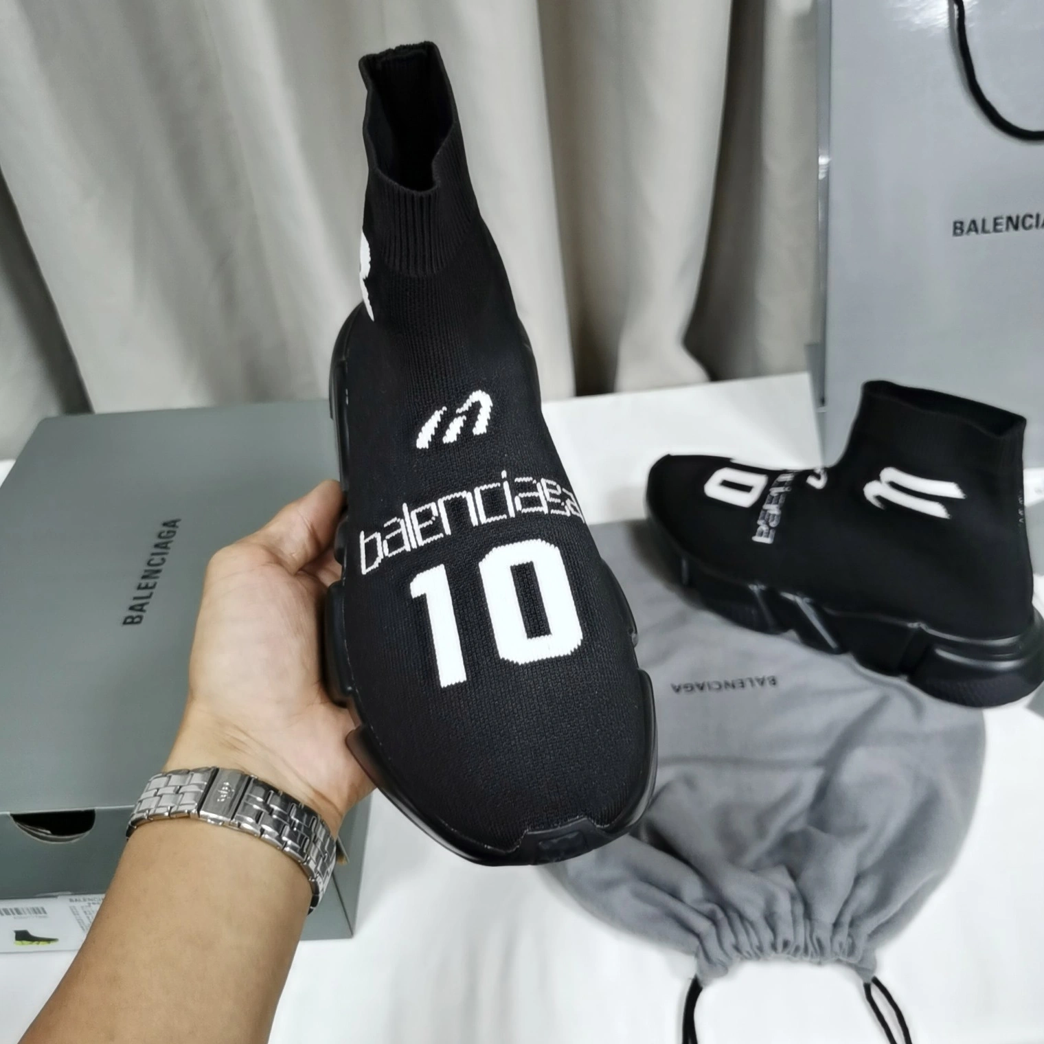 Trendy 5286 Balenciaga Boots For Men