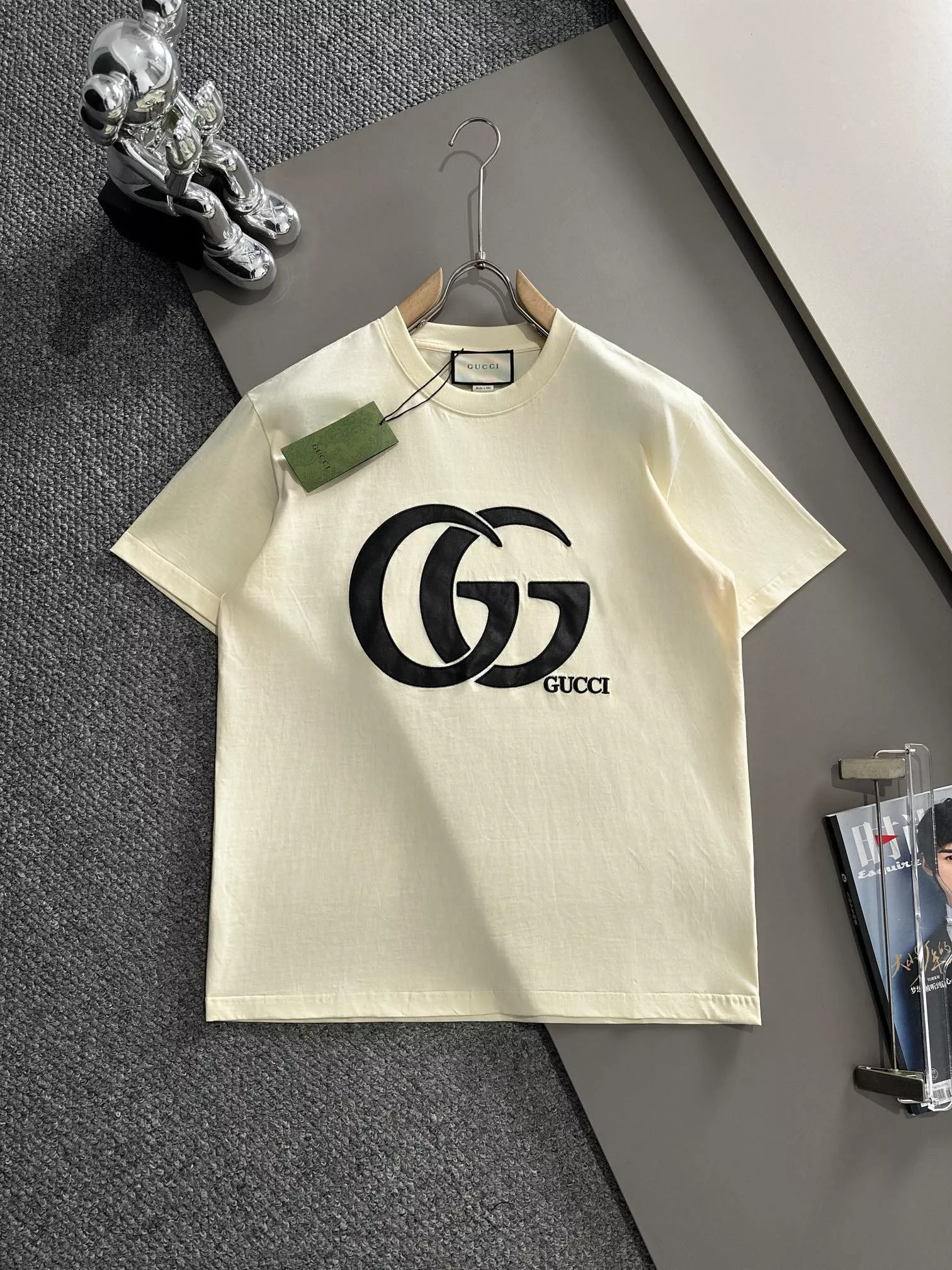 Trendy 5304 Gucci T-Shirts Short Sleeved For Unisex