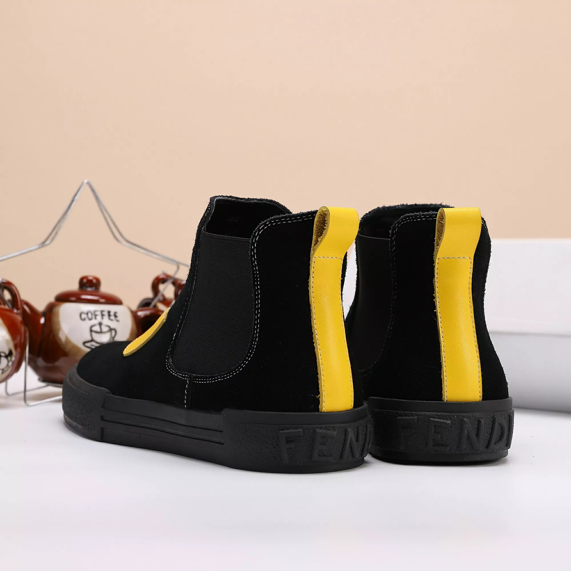 Trendy 5343 Fendi Fashion Boots For Men