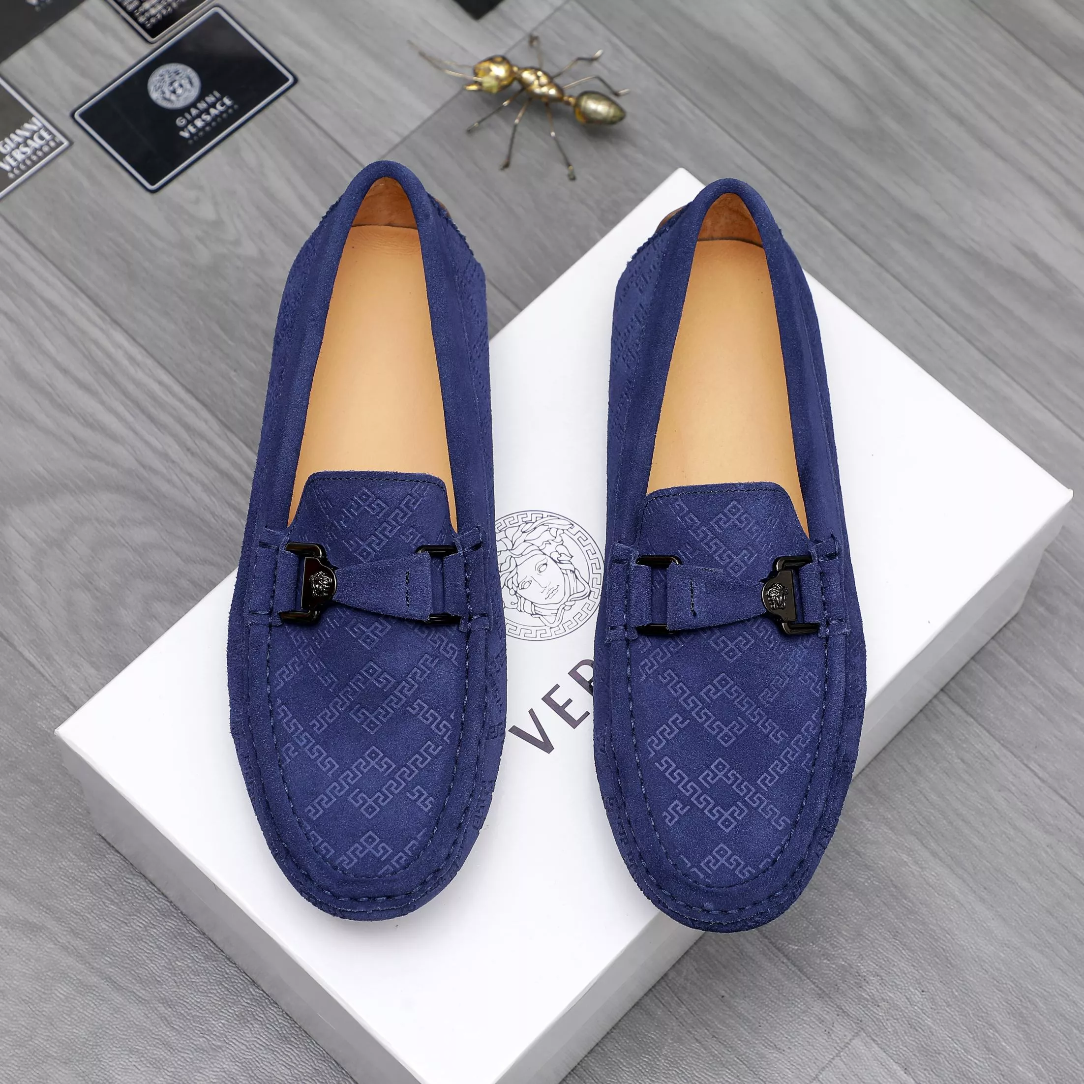 Trendy 5426 Versace Leather Shoes For Men