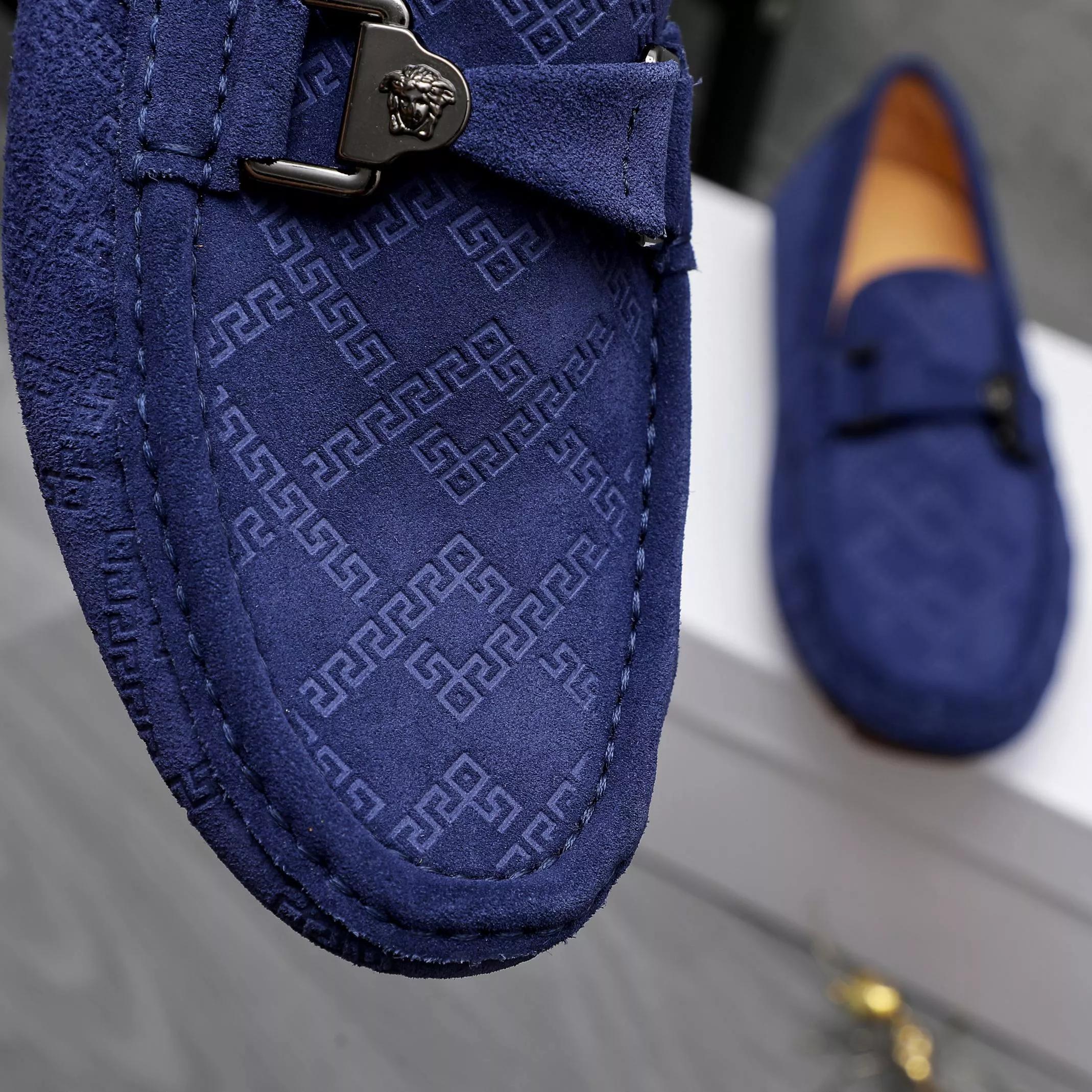 Trendy 5426 Versace Leather Shoes For Men